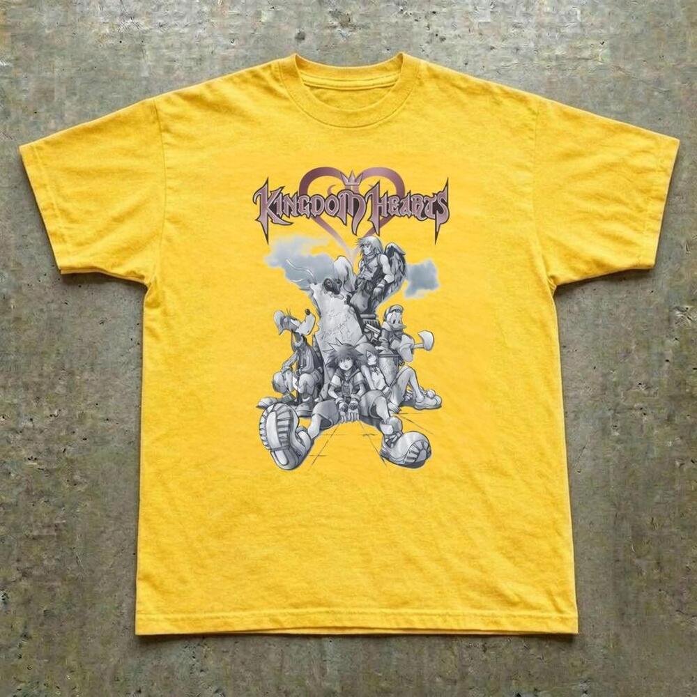 Yellow Kingdom Hearts Graphic Tee